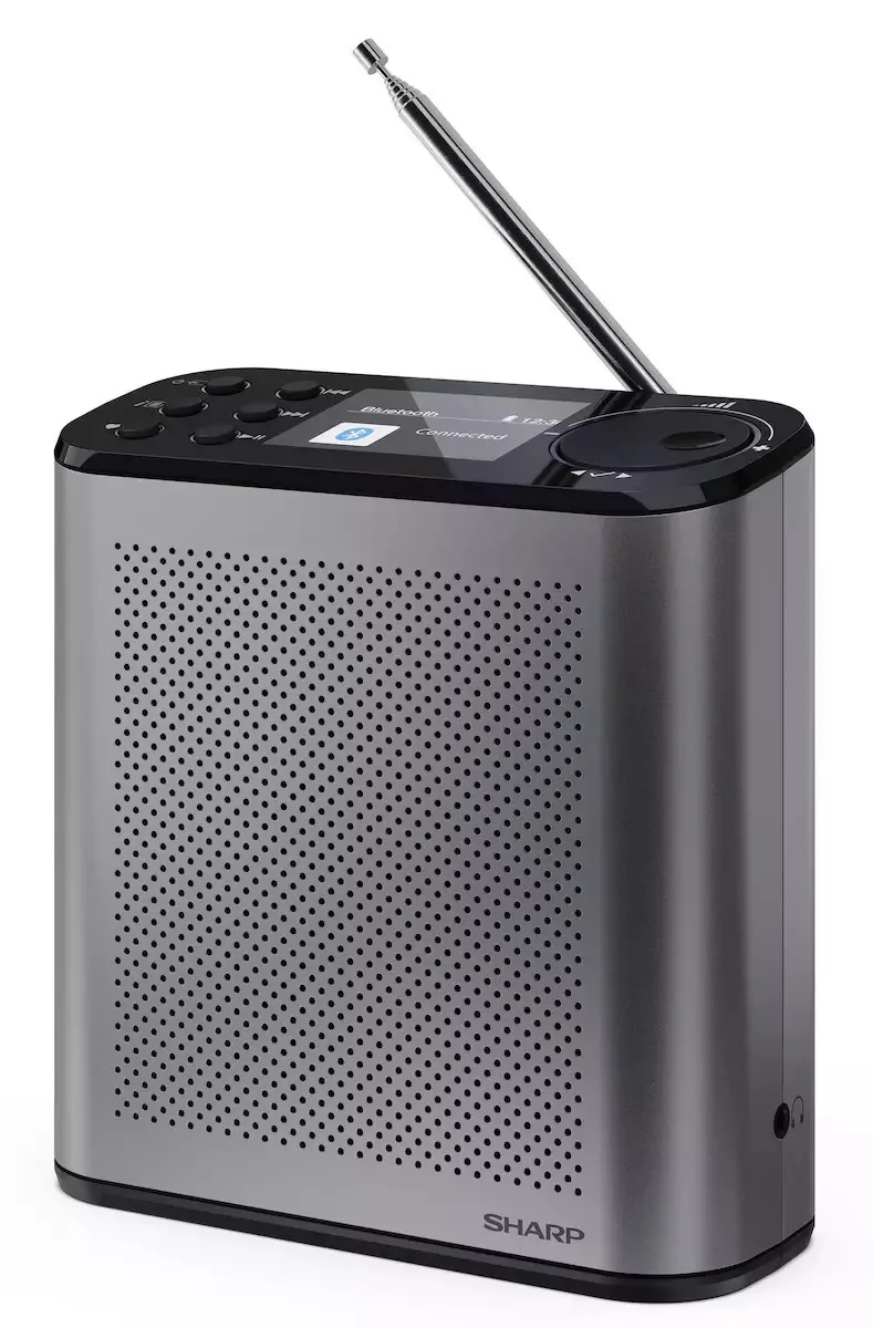Sharp DR-P530OSAKA Φορητό Ραδιόφωνο Επαναφορτιζόμενο DAB+ με Bluetooth Γκρι - Image 1