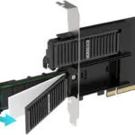 Αξεσουάρ Σκληρών Δίσκων Icydock 2x M.2 Nvme To Pcie 4.0 X8 Card Bifurcation