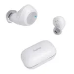 HAMA Spirit Chop II In-ear Bluetooth Handsfree Ακουστικά με Αντοχή στον Ιδρώτα και Θήκη Φόρτισης Λευκά