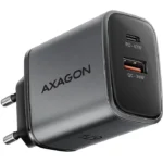 Axagon Φορτιστής Χωρίς Καλώδιο GaN με Θύρα USB-A και Θύρα USB-C 67W Power Delivery / Quick Charge 3.0 / Quick Charge 4+ / Quick Charge 2.0 / SuperCharge Γκρι (ACU-PQ67)