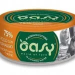 Oasy Love Υγρή Τροφή για Γάτες με Κοτόπουλο και Τυρί 70gr