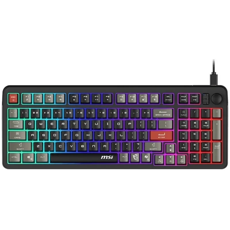 MSI Forge GK110 Gaming Πληκτρολόγιο με RGB φωτισμό (Αγγλικό US) - Image 1