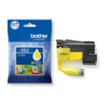 Brother Γνήσιο Μελάνι Εκτυπωτή InkJet Κίτρινο (LC-552Y)