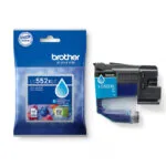 Brother Γνήσιο Μελάνι Εκτυπωτή InkJet Κυανό (LC-552XLC)
