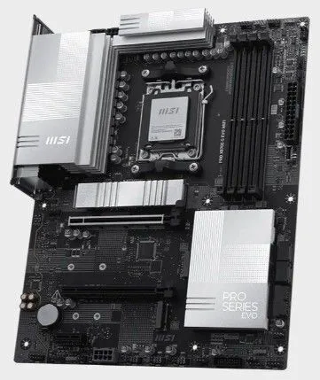 MSI PRO X870E-S EVO WIFI Motherboard ATX με AMD AM5 Socket 7E86-003R - Image 1