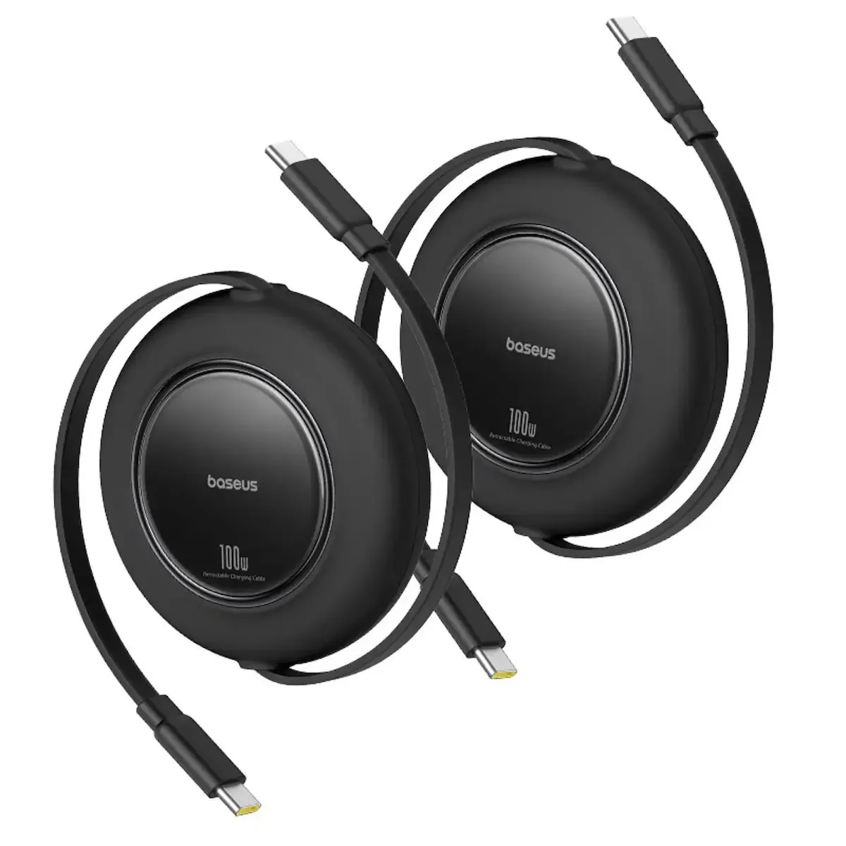 20260312122638_baseus_retractable_usb_2_0_cable_usb_c_male_usb_c_100w_mayro_2m_p10364500113_08 Baseus Retractable USB 2.0 Cable USB-C male - USB-C 100W Μαύρο 2m P10364500113-08 - Image 1