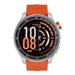 Garett Compass 53mm Αδιάβροχο Smartwatch με Παλμογράφο (Ασημί)