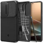 Spigen Optik Armor Back Cover Πλαστικό / Σιλικόνης 2mm Μαύρο (Galaxy S25 Ultra) ACS08969