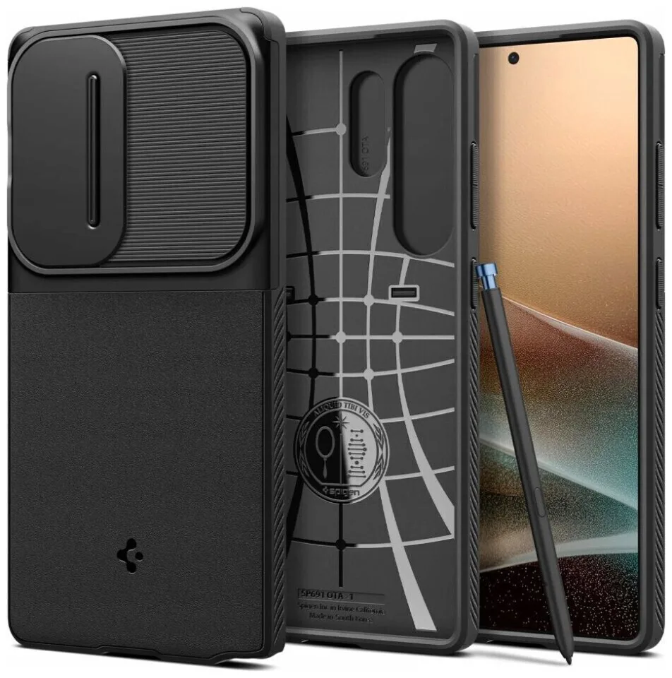 Spigen Optik Armor Back Cover Πλαστικό / Σιλικόνης 2mm Μαύρο (Galaxy S25 Ultra) ACS08969 - Image 1