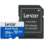 Lexar Plus microSDHC 256GB U3 V30 A2 UHS-I 170MB/sμε αντάπτορα