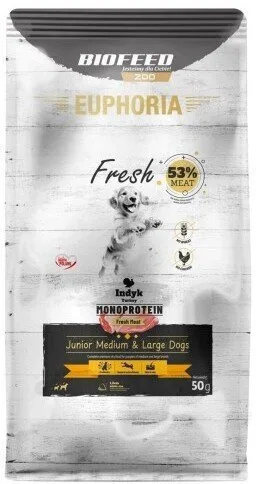 Biofeed Euphoria Fresh Meat Junior Turkey Mono M L 50gr - Image 1