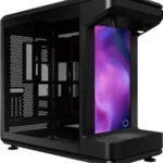 CoolerMaster MasterFrame 360 Gaming Midi Tower Κουτί Υπολογιστή με Πλαϊνό Παράθυρο και ARGB Φωτισμό Μαύρο