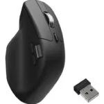 Keychron M6S-A23 Ασύρματο Εργονομικό Bluetooth Ποντίκι Μαύρο