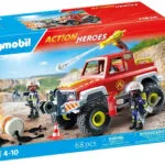 Παιχνιδολαμπάδα Action Heroes Πυροσβεστικό Όχημα 4x4 Για 4-10 Ετών Playmobil