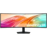 Samsung ViewFinity S9 S95UF Ultrawide VA HDR Curved Monitor 49" 5120x1440 με Χρόνο Απόκρισης 5ms GTG