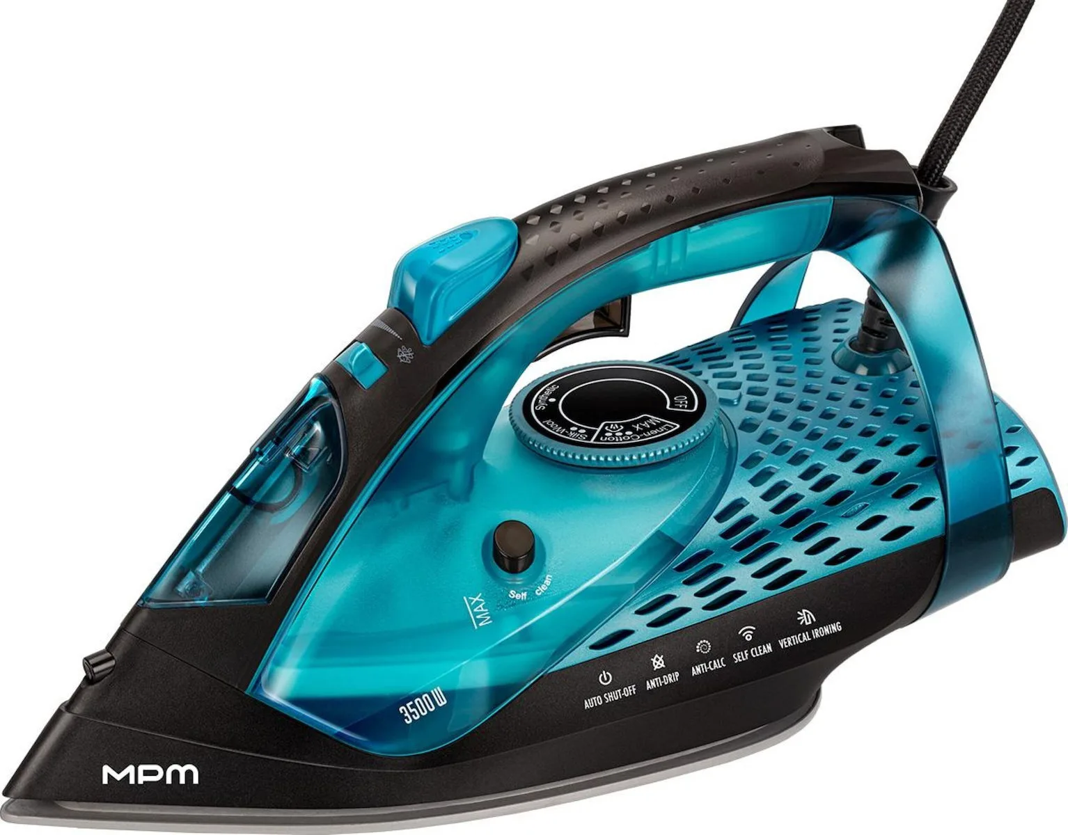 MPM MZE-29 Σίδερο Ατμού 3500W με Κεραμική Πλάκα και Συνεχόμενη Παροχή Ατμού 35gr/min - Image 1