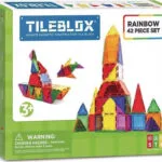 Magformers Μαγνητικό Παιχνίδι Κατασκευών Tileblox Rainbow για Παιδιά 3+ Ετών