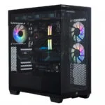 Optimus E-Sport GB650T-CR2 Gaming Desktop PC (Ryzen 7-7800X3D/32GB DDR4/2.0TB SSD/Radeon RX 9070 XT/W11 Pro)