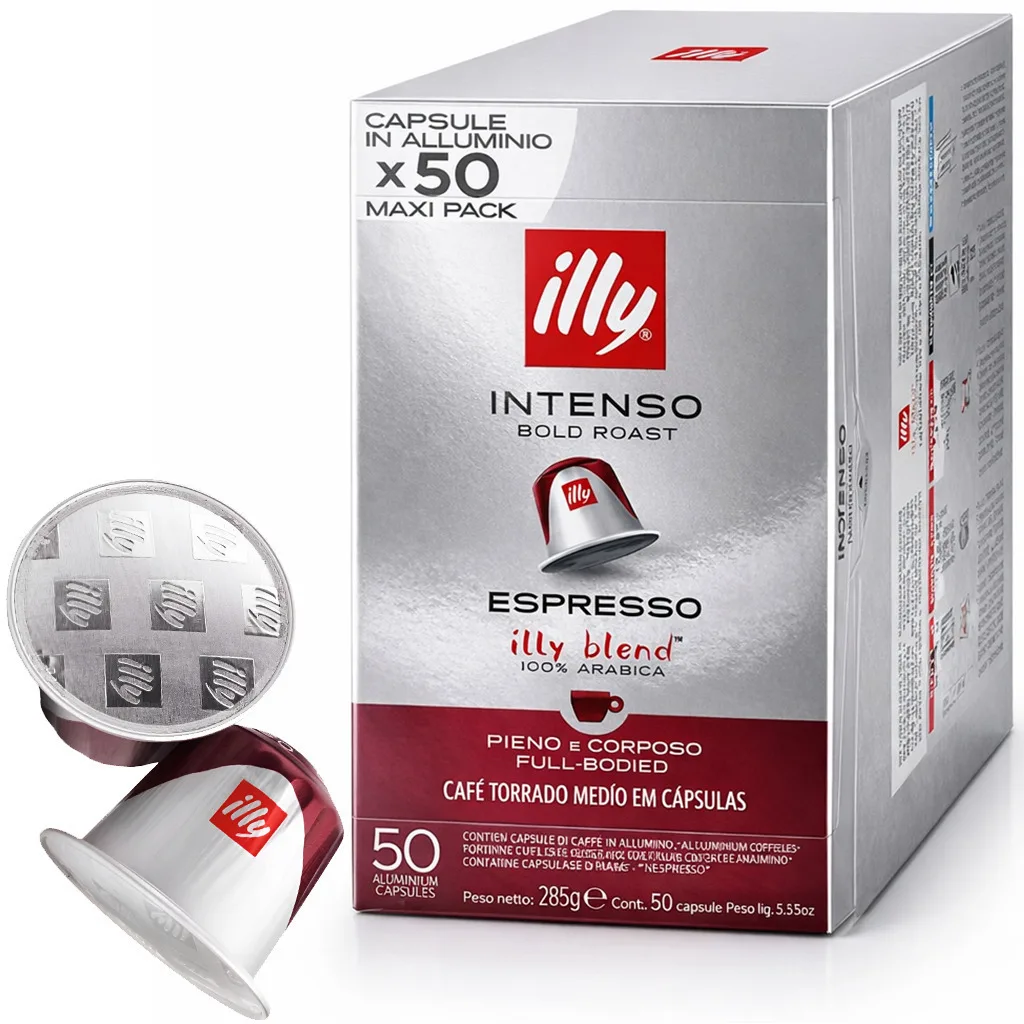 20260319090611_illy_kapsoules_espresso_intenso_intenso_symvates_me_michani_nespresso_50caps Illy Κάψουλες Espresso Intenso Intenso Συμβατές με Μηχανή Nespresso 50caps - Image 1
