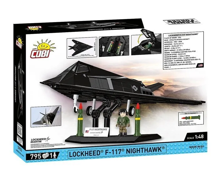 Cobi Τουβλάκια Lockheed F-117 Nighthawk για 9+ Ετών 795τμχ COBI-5903 - Image 1