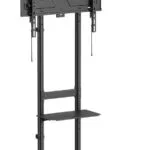 Equip 650636 Βάση Τηλεόρασης Δαπέδου έως 70kg Μαύρο