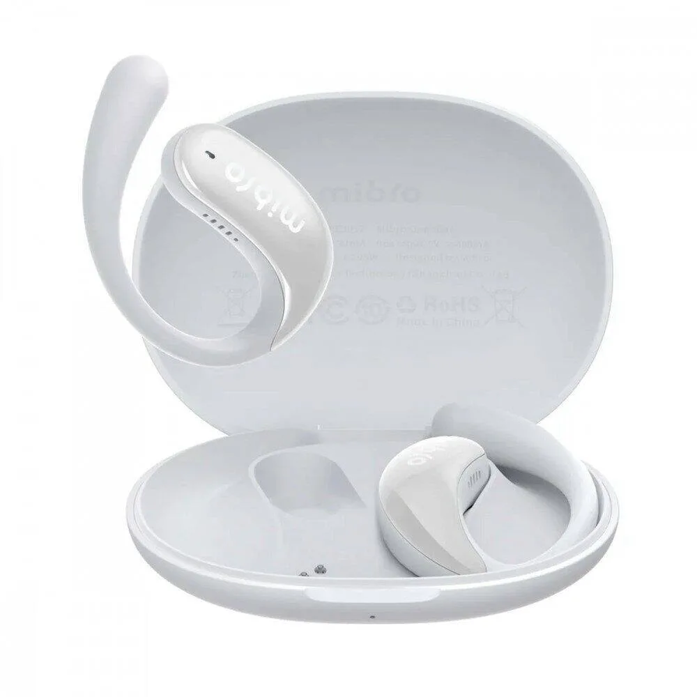 Mibro Open Ear Bluetooth Handsfree Ακουστικά με Αντοχή στον Ιδρώτα και Θήκη Φόρτισης Λευκά - Image 1