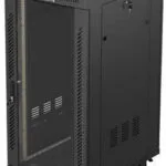 Lanberg Επιδαπέδια Καμπίνα Rack 19U Μαύρο FF01-6824-12BL
