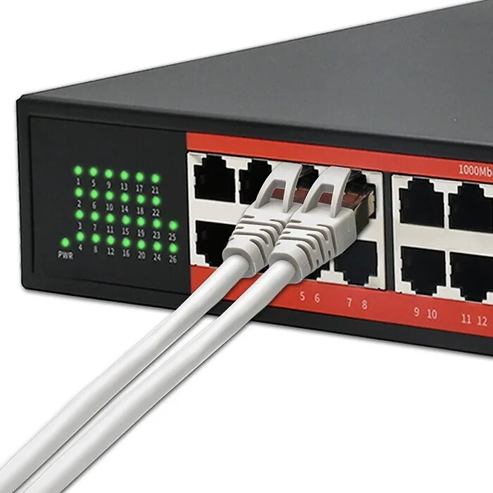 Qoltec 52365 L2 PoE Switch με 24 Θύρες Gigabit (1Gbps) Ethernet - Image 1