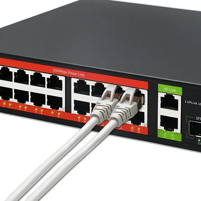 Qoltec 52292 L2 PoE Switch με 16 Θύρες Gigabit (1Gbps) Ethernet - Image 1