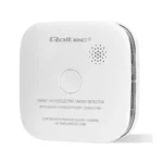Qoltec Certified Wireless Smoke Detector Battery 10-year Battery Life 85db Alarm Led