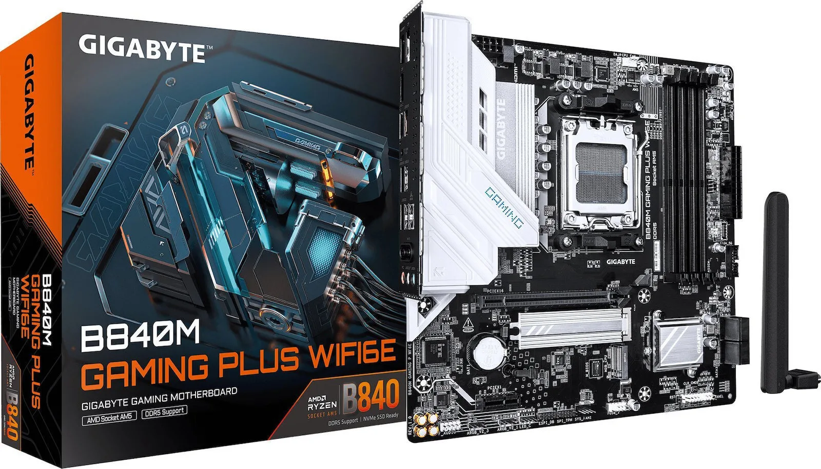 20260323130305_gigabyte_b840m_gaming_plus_wifi6e_motherboard_micro_atx_me_amd_am5_socket Gigabyte B840M Gaming Plus WIFI6E Motherboard Micro ATX με AMD AM5 Socket - Image 1
