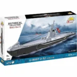 Cobi Klocki Puzzle Building Set Submarine U-52 Type Viib Cobi 474 Pieces 46x4x11cm Multicolor