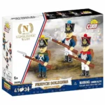 Puzzle Cobi Klocki Building Set Cobi Napoleonic French Soldiers 3 Figures 41 Pieces Multicolor