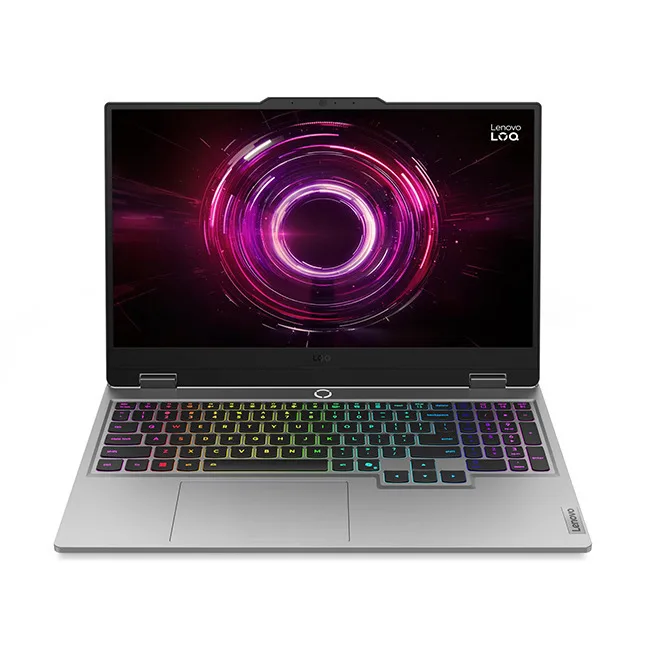 Lenovo LOQ 15AHP10 15.6" IPS FHD 144Hz (Ryzen 5-220/32GB/512GB SSD/GeForce RTX 5050/W11 Home) Luna Grey (US Keyboard) - Image 1