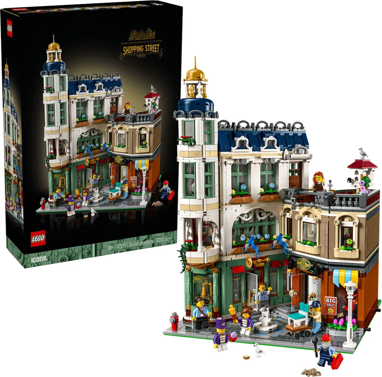 LEGO Icons Shopping Street για 18+ Ετών 3456τμχ 11371 - Image 1