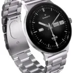 Garett Quantum 43mm Smartwatch με Παλμογράφο (Ασημί)