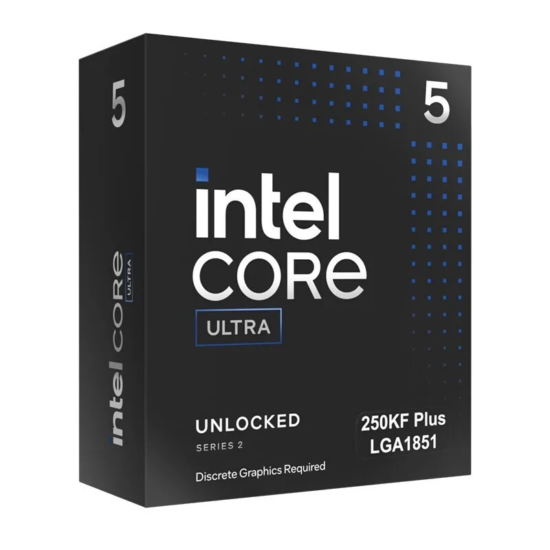 Intel Ultra 5 250KF Plus 4.2GHz Επεξεργαστής 18 Πυρήνων για Socket 1851 σε Κουτί - Image 1