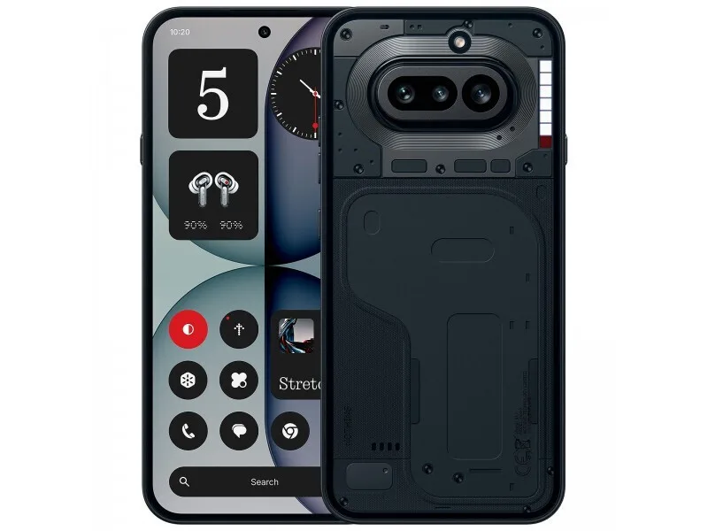 20260331094609_nothing_phone_4a_5g_dual_sim_8gb_128gb_mayro Nothing Phone (4a) 5G Dual SIM (8/128GB) Μαύρο - Image 1
