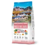 Arquivet Fresh Salmon Turkey Semi-moist Dog Food 10kg