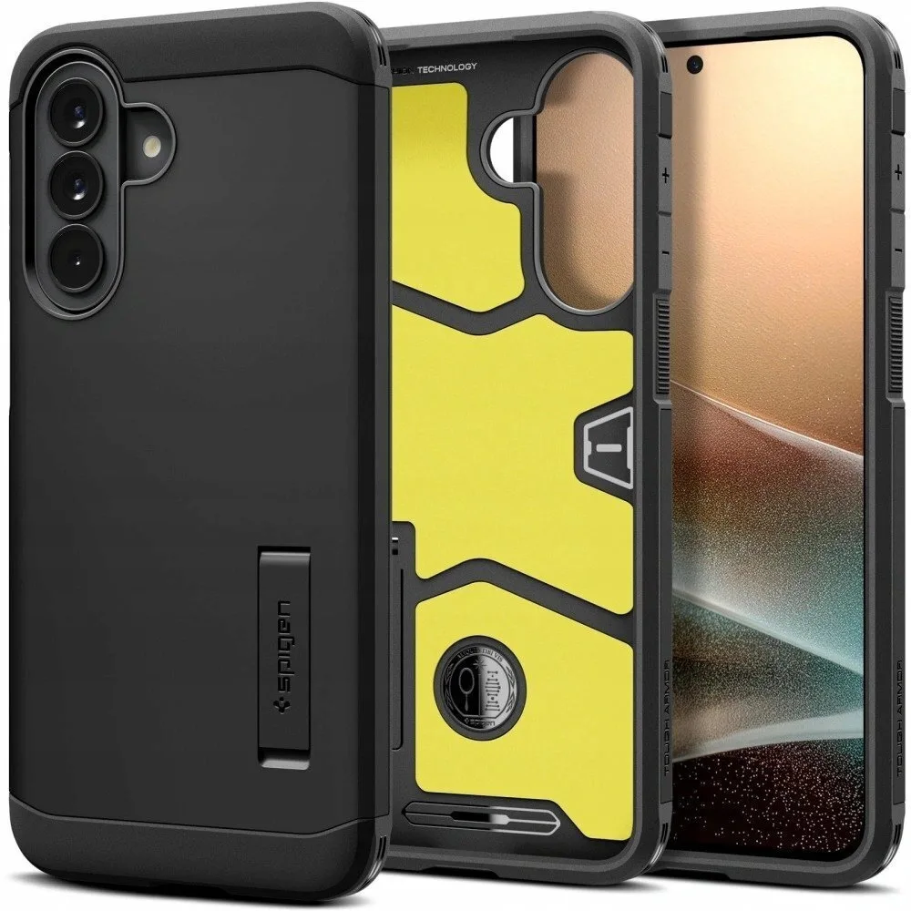 Spigen Tough Armor Back Cover Πλαστικό / Σιλικόνης Μαύρο (Galaxy A57) ACS11125 - Image 1
