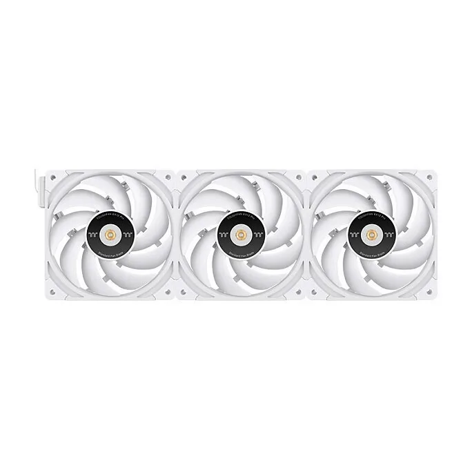 Thermaltake ToughFan EX12 Pro Case Fan 120mm με Κόκκινο Φωτισμό και Σύνδεση 4-Pin Molex 3τμχ Λευκό - Image 1