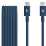Apple Braided USB 2.0 Cable USB-C male - USB-C 60W Μαύρο 1.5m MDGE4ZM/A