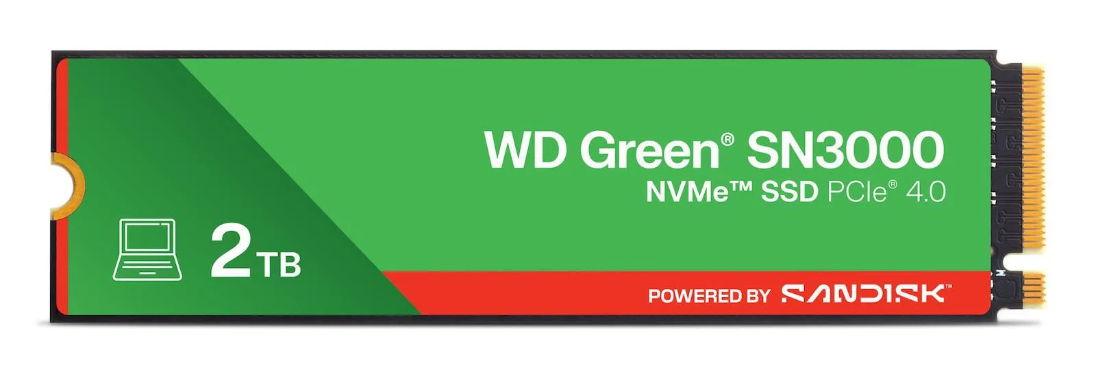 20260401150203_western_digital_green_sn3000_ssd_2tb_m_2_nvme_pci_express_4_0_wds200t4g0e_00cps0 Western Digital Green SN3000 SSD 2TB τύπου M.2 με σύνδεση PCI Express 4.0 WDS200T4G0E-00CPS0 - Image 1