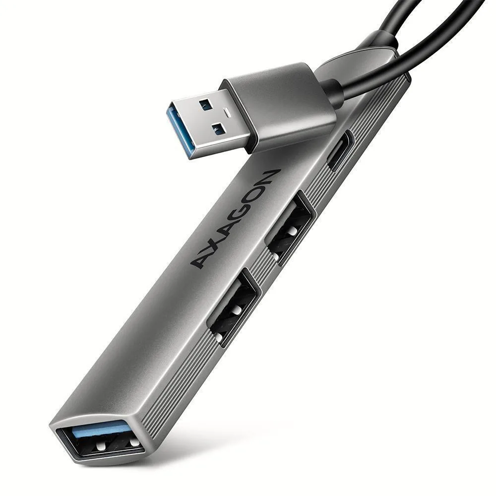 Axagon USB 3.0 Hub 4 Θυρών με σύνδεση USB-A Γκρι HUE-STA - Image 1