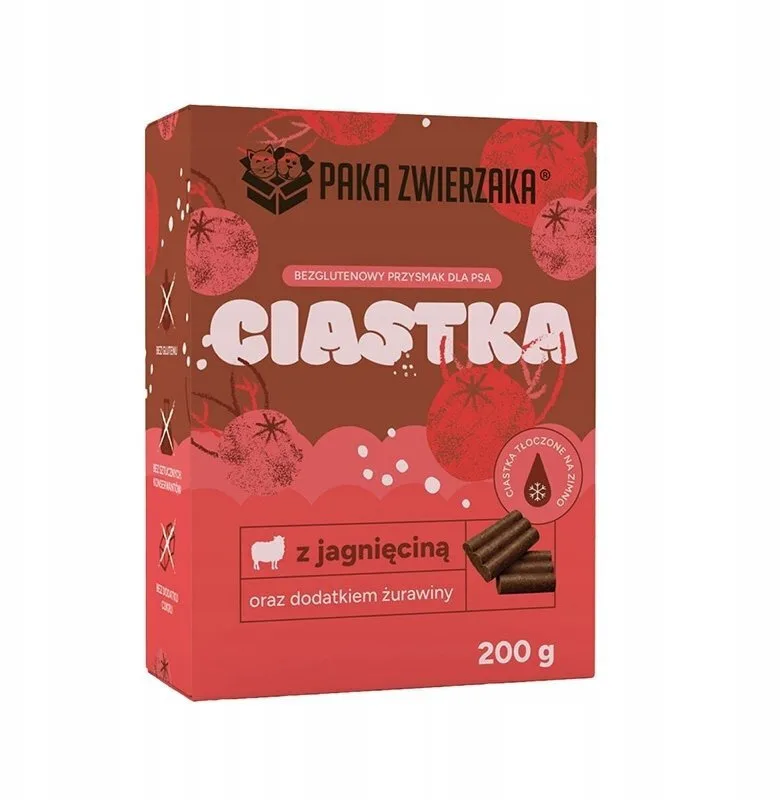 20260401170734_paka_zwierzaka_lamb_cranberry_treat_200g Paka Zwierzaka Lamb Cranberry Treat 200g - Image 1