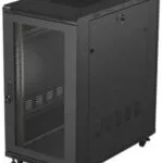 Lanberg Επιδαπέδια Καμπίνα Rack 19U Μαύρο FF01-6022-23B