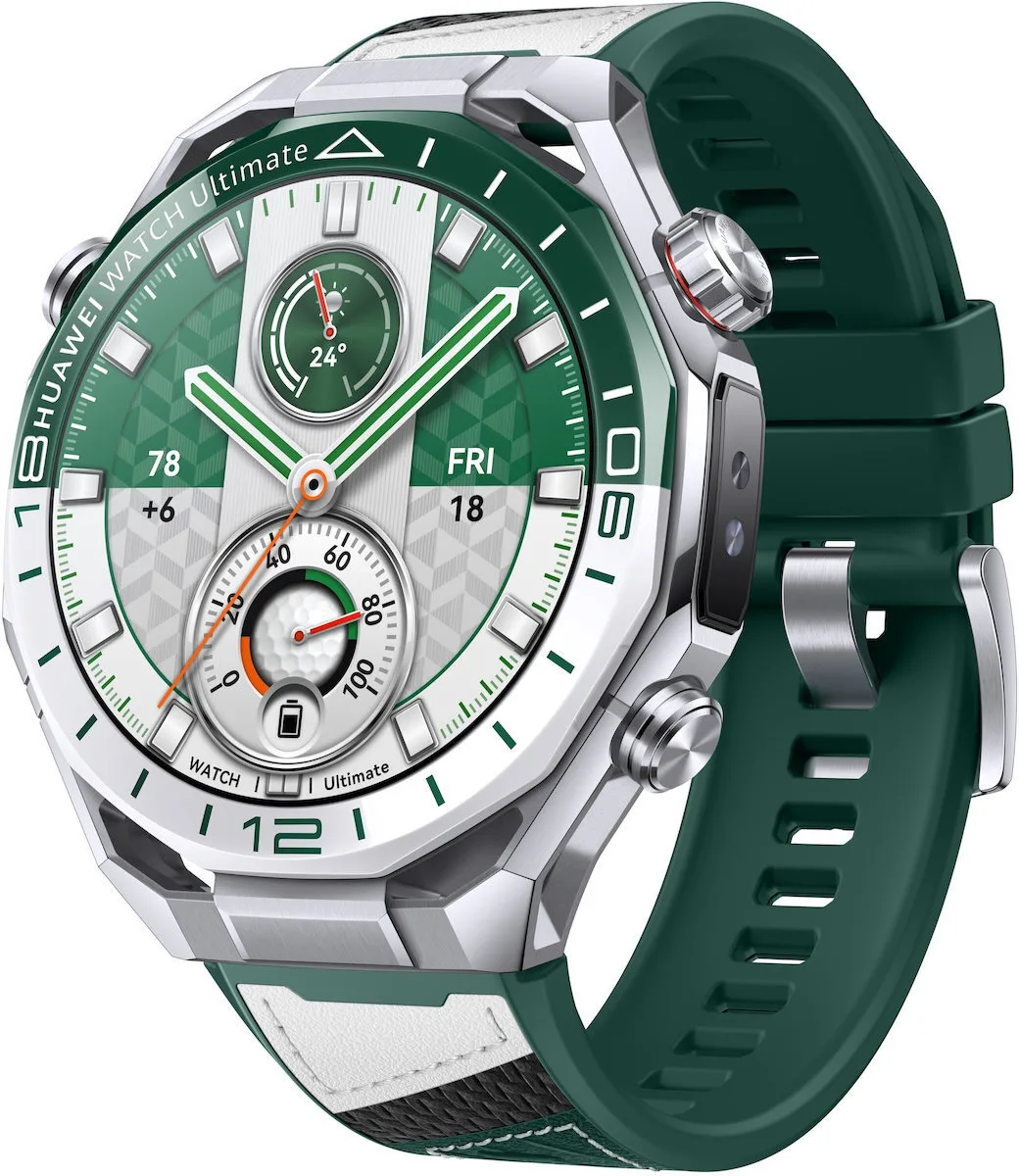 20260403104239_huawei_watch_ultimate_2_stainless_steel_48mm_adiavrocho_me_sim_kai_palmografo_prasino Huawei Watch Ultimate 2 Stainless Steel 48mm Αδιάβροχο με SIM και Παλμογράφο (Πράσινο) - Image 1