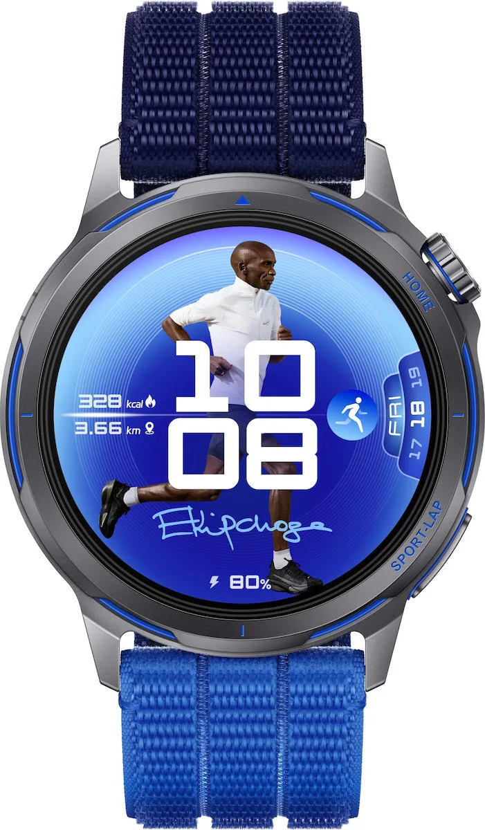20260403104354_huawei_watch_gt_runner_2_titanium_43mm_adiavrocho_me_palmografo_dawn_orange Huawei Watch GT Runner 2 Titanium 43mm Αδιάβροχο με Παλμογράφο (Dawn Orange) - Image 1