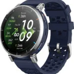 Amazfit Active 3 Premium Stainless Steel 45mm Αδιάβροχο Smartwatch με SIM και Παλμογράφο (Μπλε)
