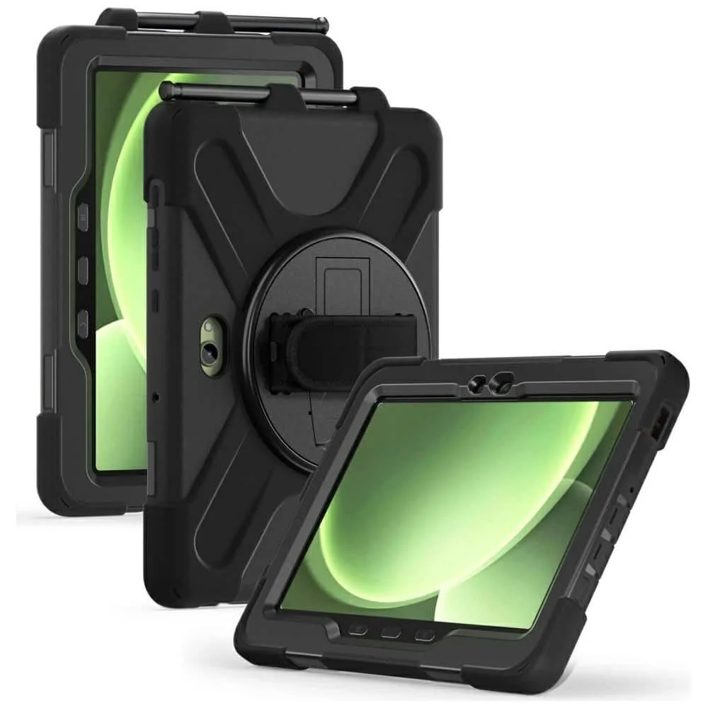 4Smarts Flip Cover Ανθεκτική Μαύρη (Samsung Galaxy Tab Active Pro / Active4 Pro / Active5 Pro) - Image 1